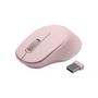 Imagem de Mouse C3Plus M-BT200PK, WiFi 2.4GHz, Bluetooth, Receptor Nano USB, 1600DPI, Rosa