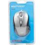 Imagem de Mouse Com Fio COMFORT Conexão USB 1600dpi Ajustavel e Cabo de 130cm 6 BOTÕES TEXTURA EMBORRACHADA CINZA MO242 MULTILASER 