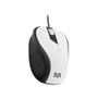Imagem de Mouse Com Fio Emborrachado Usb Mo224 Branco/preto Multilaser