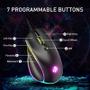 Imagem de Mouse com Fio Inphic PW8 Iluminado - Cabo de 1,5m (Preto)