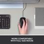 Imagem de Mouse com Fio Logitech B100 - USB, para Destro e Canhoto - Preto