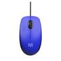 Imagem de Mouse Com Fio MF400 Clique Silencioso Conexão USB 1200dpi Cabo de 180cm 3 Botões Azul Multi - MO388