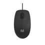 Imagem de Mouse Com Fio MF400 Conexão USB 1200dpi Cabo de 180cm 3 Botões Clique Silencioso Preto Multi - MO386