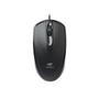 Imagem de Mouse Com Fio Office Preto Convencional Usb 1000 Dpi Pc Note