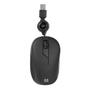 Imagem de Mouse com Fio Retrátil MR100 USB 1200 DPI Preto - MO231