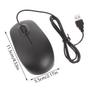 Imagem de Mouse Com Fio Simples Usb Óptico Rápido E Preciso - 1,2m