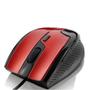 Imagem de Mouse com Fio USB Gamer Fire Preto e Vermelho com 6 Botões MO149 - Multilaser