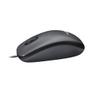 Imagem de Mouse com fio USB Logitech M100 com Design Ambidestro e Facilidade Plug and Play, Cinza - 910-001601