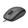Imagem de Mouse com fio USB Logitech M100 com Design Ambidestro e Facilidade Plug and Play, Cinza - 910-001601