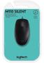 Imagem de Mouse Com Fio Usb Logitech M110 Preto Com Clique Silencioso