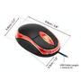 Imagem de Mouse com fio USB optico 3.0 resolução 1600DPI LED