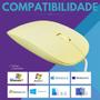 Imagem de Mouse com Fio USB Óptico Ergonômico 3 Botões Office Ultra Leve 
