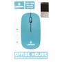 Imagem de Mouse com Fio USB Óptico Ergonômico 3 Botões Office Ultra Leve 