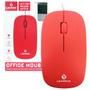 Imagem de Mouse com Fio USB Óptico Ergonômico 3 Botões Office Ultra Leve 