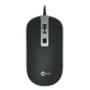 Imagem de Mouse com fio usb wired lecco by lenovo original profissional office scrool preto para computador e notebook ms104
