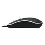 Imagem de Mouse com fio usb wired lecco by lenovo original profissional office scrool preto para computador e notebook ms104