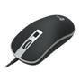 Imagem de Mouse com fio usb wired lecco by lenovo original profissional office scrool preto para computador e notebook ms104