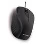 Imagem de Mouse Com Fio Wave Conexão Usb 1200dpi Cabo De 130cm 3 Botões Textura Emborrachada Preto - MO222 - MULTILASER