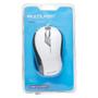 Imagem de Mouse Emborrachado Branco C/ Fio USB Design Ergonômico