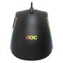 Imagem de Mouse Gamer AOC GM310, RGB, 12400 DPI, 7 Botões, Preto - GM310B/FG