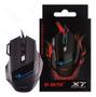 Imagem de Mouse Gamer B-Max X7 Gaming com Led 07 Botões Funções Ergométrico