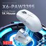 Imagem de Mouse Gamer Bluetooth Sem Fio Pixart Paw3395 Recarregável X6 Branco