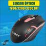 Imagem de Mouse Gamer C Fio RGB LED USB 3.0 Sensor Óptico 3200 DPI