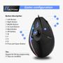 Imagem de Mouse Gamer com Fio Ergonômico - 10000 DPI, RGB e Luz de Fundo Colorida