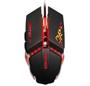 Imagem de Mouse Gamer Com Fio USB 2400 DPI Ajustável Com Iluminação LED RGB