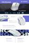 Imagem de Mouse Gamer Crusader White Edition 12800dpi Macro Fortrek