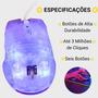 Imagem de Mouse Gamer De Alta Performance Com Design Transparente E Rg