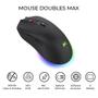 Imagem de Mouse Gamer Doubles Max 10000Dpi 1000Hz Rgb Software Hibrido