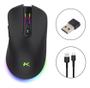 Imagem de Mouse Gamer Dual USB Wireless 10000DPI Full RGB Com Software