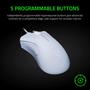 Imagem de Mouse Gamer Essencial Razer DeathAdder: 6400 DPI, Botões Programáveis, Interruptores Mecânicos, Branco