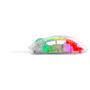 Imagem de Mouse gamer evolut eg114 lumini transparente com fio 7200 dpi rainbow usb