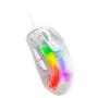 Imagem de Mouse gamer evolut eg114 lumini transparente com fio 7200 dpi rainbow usb