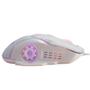 Imagem de Mouse Gamer Evus Mo-09 Usb 2400dpi 6 Botões Branco Led 7 Cores Com Mouse Pad Fortrek