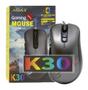 Imagem de Mouse Gamer Jogo Com Fio K30 Aoas Com Leds 3200 Dpi Jogador