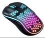Imagem de Mouse gamer led RGB, 6 botões, ergonômico, 4 resoluções ajustáveis 7200 DPI Cor: Preto - War Shark