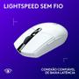 Imagem de Mouse Gamer Logitech G203 LIGHTSYNC RGB, Efeito de Ondas de Cores, 6 Botões Programáveis e Até 8.000 DPI, Branco - 910-005794