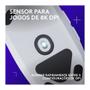 Imagem de Mouse Gamer Logitech G203 LIGHTSYNC RGB, Efeito de Ondas de Cores, 6 Botões Programáveis e Até 8.000 DPI, Branco - 910-005794