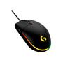 Imagem de Mouse Gamer Logitech G203 LIGHTSYNC RGB, Efeito de Ondas de Cores, 6 Botões Programáveis e Até 8.000 DPI, Preto - 910-005793