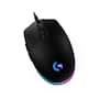Imagem de Mouse Gamer Logitech G203 LIGHTSYNC RGB, Efeito de Ondas de Cores, 6 Botões Programáveis e Até 8.000 DPI, Preto - 910-005793