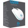 Imagem de Mouse Gamer Logitech G203 RGB Lightsync, 6 Botões, 8000 DPI, Branco - 910-005794