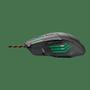 Imagem de Mouse Gamer Multilaser Warrior Rayner 3200DPI 7 Botões QuickFire Preto/Verde MO207