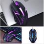 Imagem de Mouse Gamer Para Jogo Com Fio Usb E Led Rgb 1200dpi