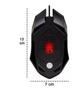 Imagem de Mouse Gamer Para Jogos Óptico Pc Fort Com Rgb Led 3200 Dpi Com Fio Am-9882 Confortável Usb