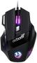 Imagem de Mouse Gamer Profissional 3200 DPI Com Fio USB 7 Botões RGB Cabo Nylon 1.5m Mouse para jogos Preto MS-G260