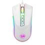 Imagem de Mouse Gamer Redragon Cobra, RGB, 7 Botões, 10000DPI, Lunar White - M711W