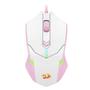 Imagem de Mouse Gamer Redragon M601Wp Centrophorus Rgb Branco Com Rosa